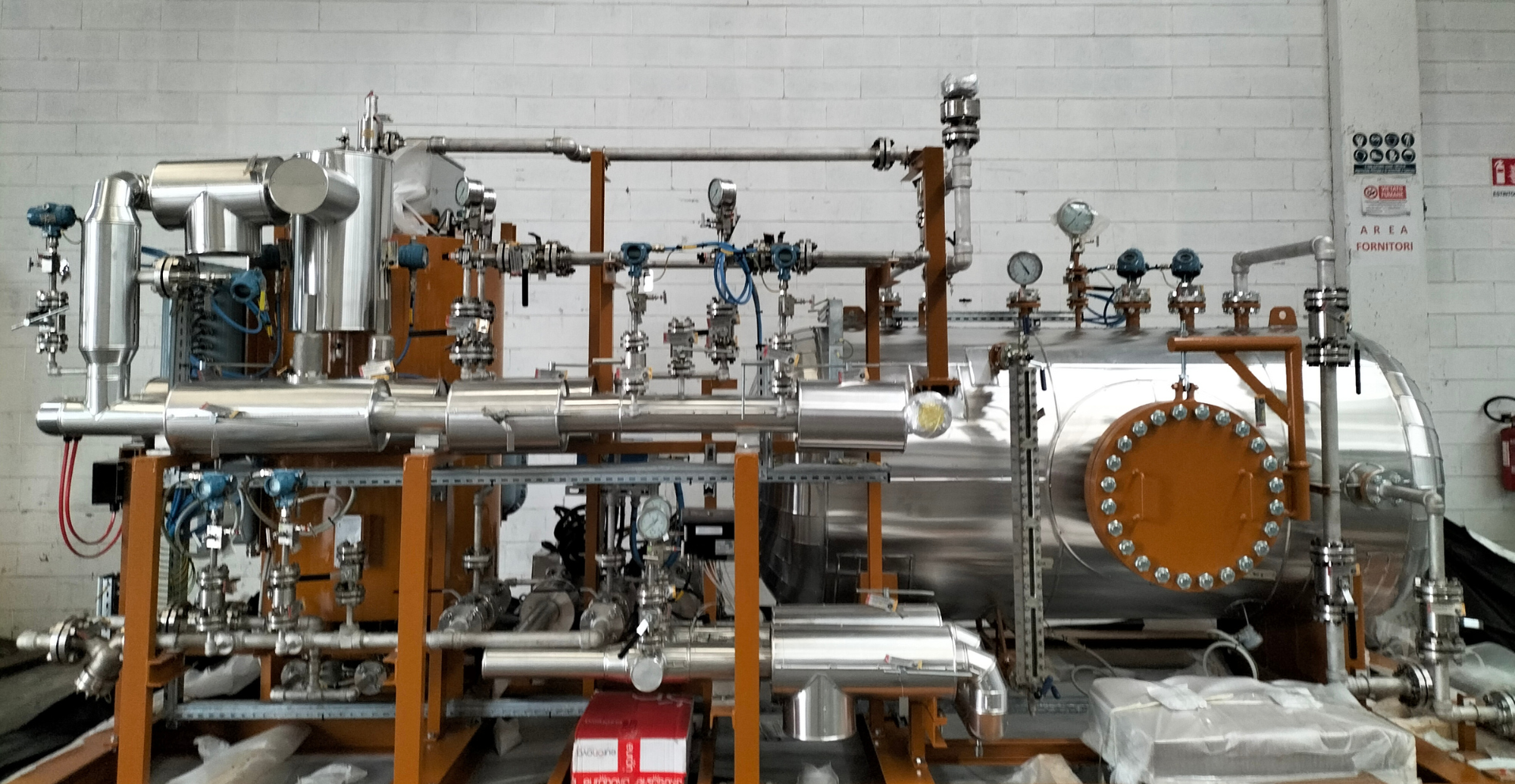 Sistema di avviamento a gas propano