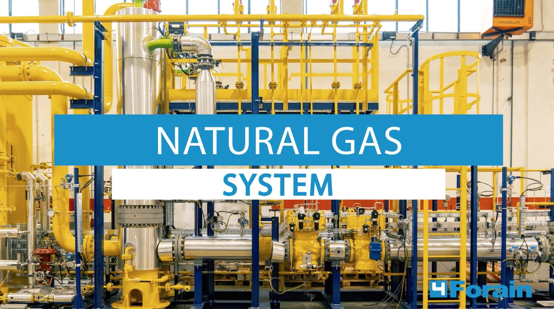 sistema di gas naturale impianto