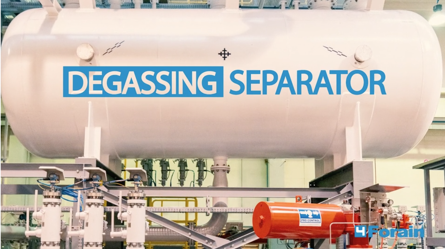 Degassing separator