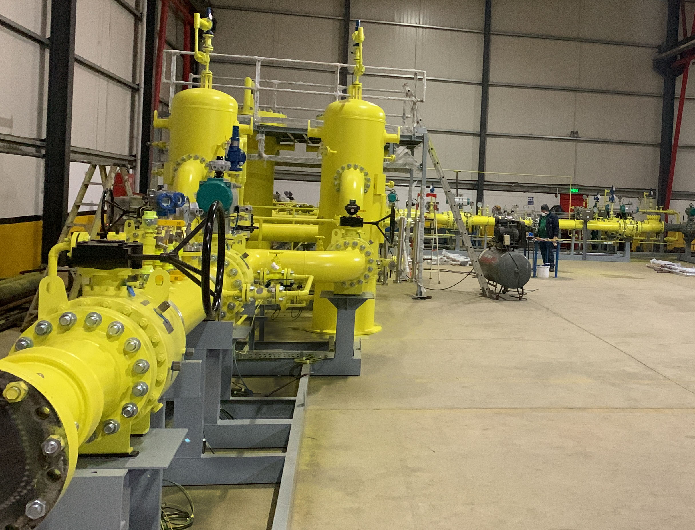 progetto per il trattramento del gas